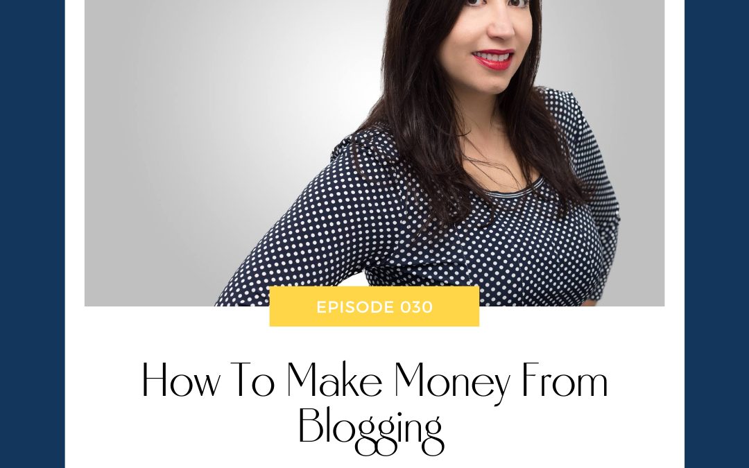 How To Make Money From Blogging With Lucrezia From Blogging For New Bloggers